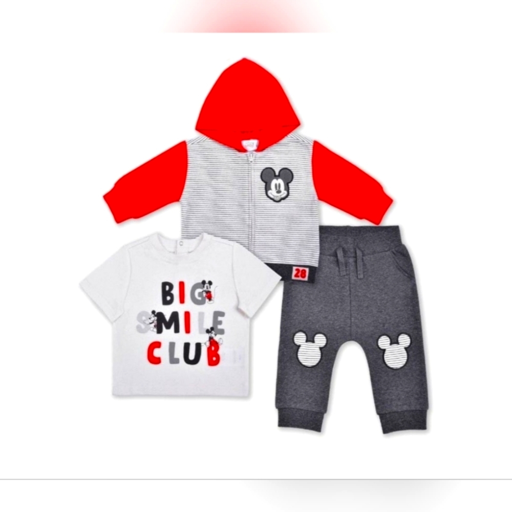 Mickey Mouse Baby Outfit 3 piece Set